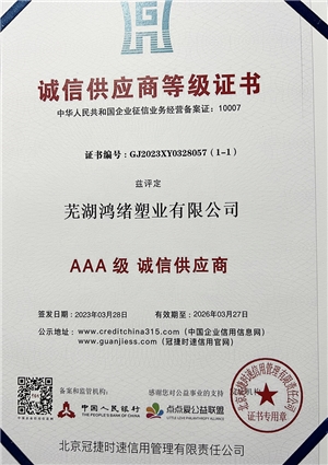 AAA级诚信供应商